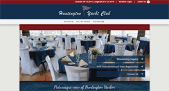Desktop Screenshot of huntingtonyachtclub.com